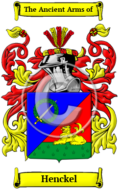 Henckel Family Crest Download (JPG) Heritage Series - 600 DPI