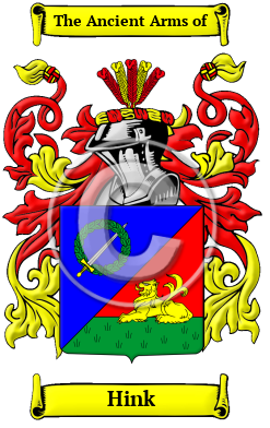 Hink Family Crest Download (JPG) Heritage Series - 600 DPI