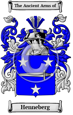 Henneberg Family Crest Download (JPG) Heritage Series - 600 DPI