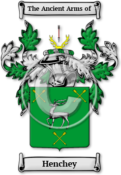 Henchey Family Crest Download (jpg) Legacy Series - 150 DPI