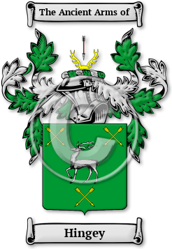 Hingey Family Crest Download (jpg) Legacy Series - 150 DPI
