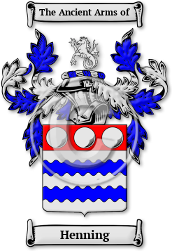 Henning Family Crest Download (jpg) Legacy Series - 150 DPI