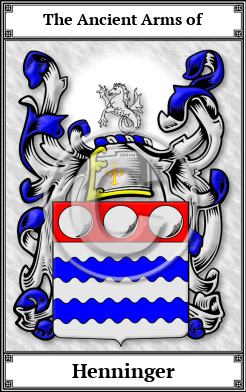 Henninger Family Crest Download (JPG)  Book Plated - 150 DPI