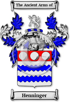 Henninger Family Crest Download (jpg) Legacy Series - 150 DPI
