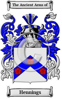 Hennings Family Crest/Coat of Arms