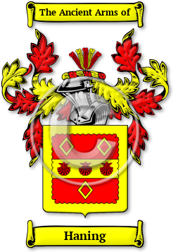 Haning Family Crest Download (JPG) Legacy Series - 600 DPI