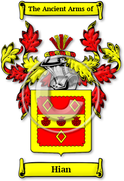 Hian Family Crest Download (jpg) Legacy Series - 150 DPI