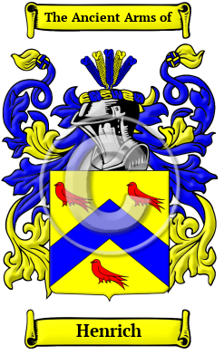 Henrich Family Crest Download (JPG) Heritage Series - 600 DPI