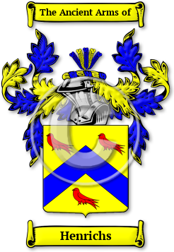 Henrichs Family Crest Download (JPG) Legacy Series - 600 DPI