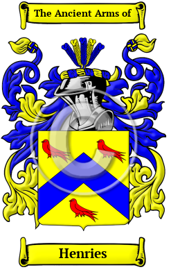 Henries Family Crest Download (JPG) Heritage Series - 600 DPI