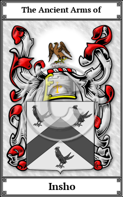 Insho Family Crest Download (JPG)  Book Plated - 150 DPI