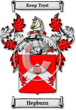 Hepburn Family Crest Download (jpg) Legacy Series - 150 DPI