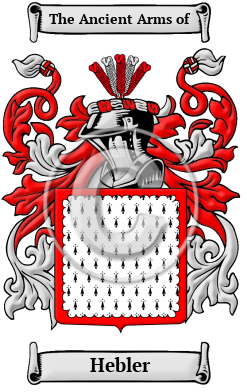 Hebler Family Crest/Coat of Arms