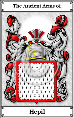 Hepil Family Crest Download (JPG)  Book Plated - 150 DPI