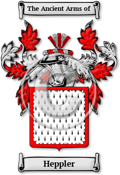 Heppler Family Crest Download (jpg) Legacy Series - 150 DPI