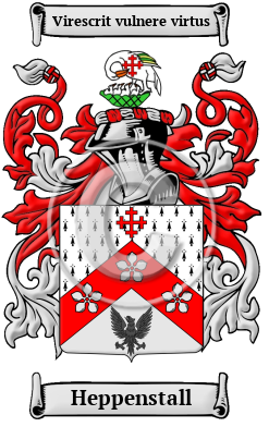 Heppenstall Family Crest/Coat of Arms