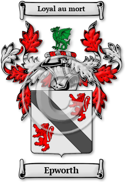 Epworth Family Crest Download (JPG) Legacy Series - 600 DPI