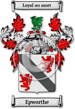 Epworthe Family Crest Download (JPG) Legacy Series - 600 DPI