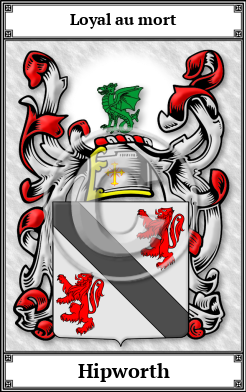 Hipworth Family Crest Download (JPG) Book Plated - 600 DPI