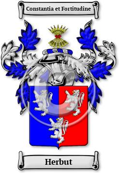 Herbut Family Crest Download (jpg) Legacy Series - 150 DPI