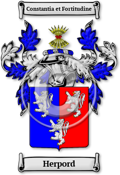Herpord Family Crest Download (jpg) Legacy Series - 150 DPI