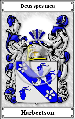 Harbertson Family Crest Download (JPG)  Book Plated - 150 DPI
