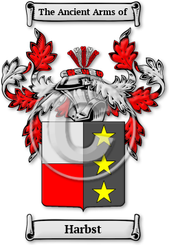 Harbst Family Crest Download (jpg) Legacy Series - 150 DPI