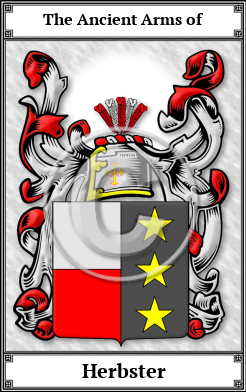 Herbster Family Crest Download (JPG) Book Plated - 600 DPI