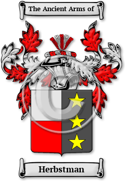 Herbstman Family Crest Download (jpg) Legacy Series - 150 DPI