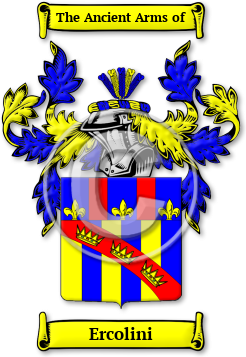 Ercolini Family Crest Download (jpg) Legacy Series - 150 DPI