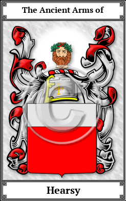 Hearsy Family Crest Download (JPG) Book Plated - 600 DPI