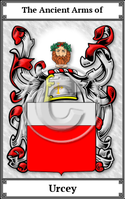 Urcey Family Crest Download (JPG) Book Plated - 600 DPI