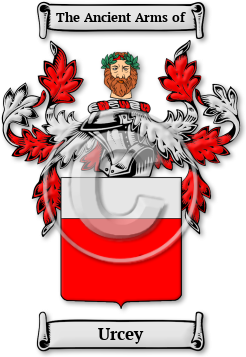 Urcey Family Crest Download (JPG) Legacy Series - 600 DPI