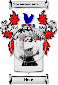 Here Family Crest Download (jpg) Legacy Series - 150 DPI