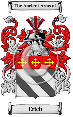 Erich Family Crest Download (JPG) Heritage Series - 600 DPI