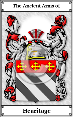 Hearitage Family Crest Download (JPG)  Book Plated - 150 DPI