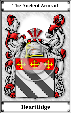 Hearitidge Family Crest Download (JPG)  Book Plated - 150 DPI