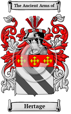 Hertage Family Crest/Coat of Arms