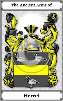 Herrel Family Crest Download (JPG)  Book Plated - 150 DPI