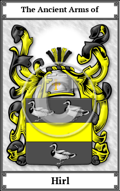 Hirl Family Crest Download (JPG)  Book Plated - 150 DPI