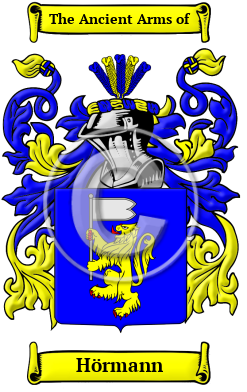 Hörmann Family Crest Download (JPG) Heritage Series - 300 DPI