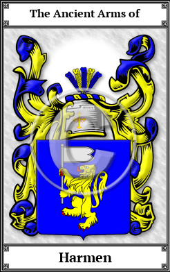 Harmen Family Crest Download (JPG)  Book Plated - 150 DPI