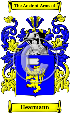Hearmann Family Crest/Coat of Arms