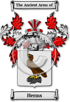 Herms Family Crest Download (jpg) Legacy Series - 150 DPI