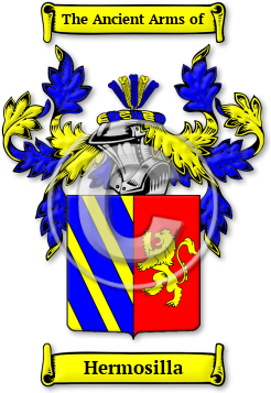 Hermosilla Family Crest Download (jpg) Legacy Series - 150 DPI