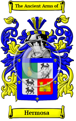 Hermosa Family Crest Download (JPG) Heritage Series - 600 DPI