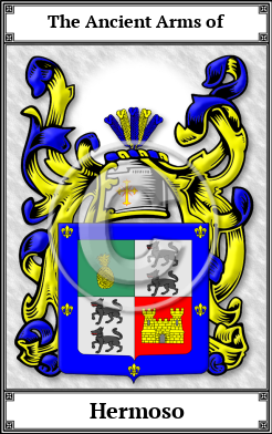Hermoso Family Crest Download (JPG)  Book Plated - 150 DPI