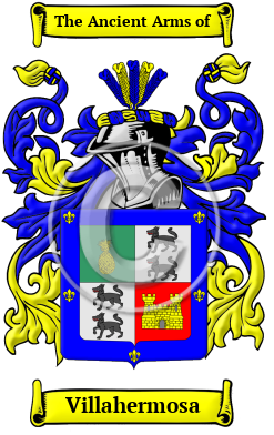 Villahermosa Family Crest Download (JPG) Heritage Series - 600 DPI
