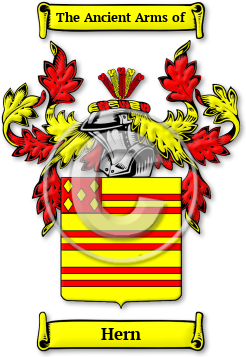 Hern Family Crest Download (JPG) Legacy Series - 300 DPI