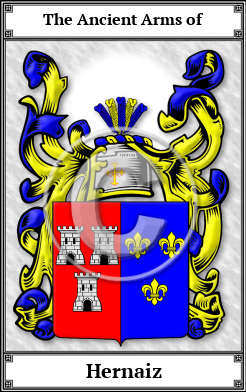 Hernaiz Family Crest Download (JPG) Book Plated - 600 DPI